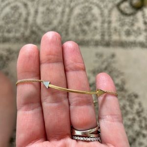 Madewell arrow adjustable bracelet